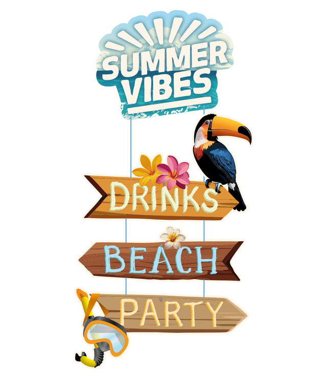 Summer Vibes deurhanger