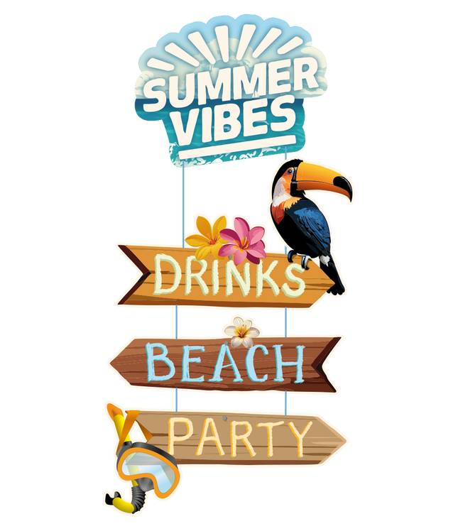 Summer Vibes deurhanger