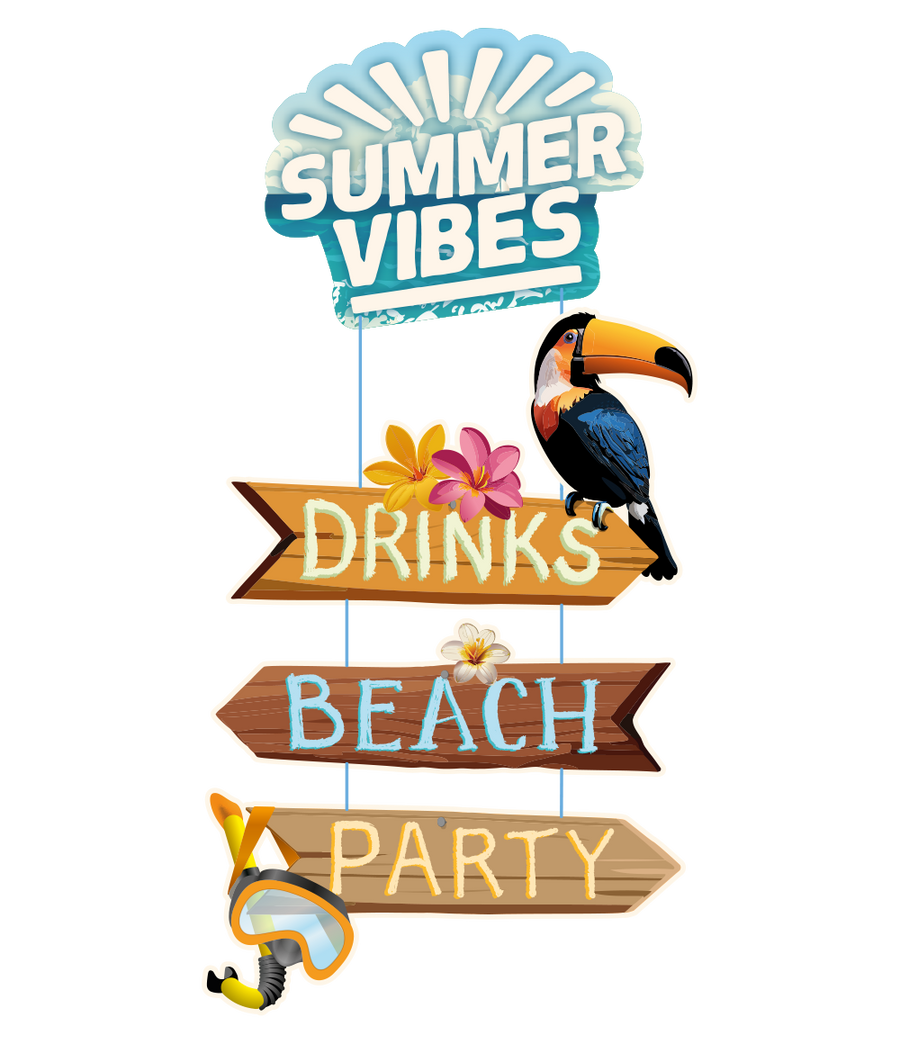 Summer Vibes deurhanger