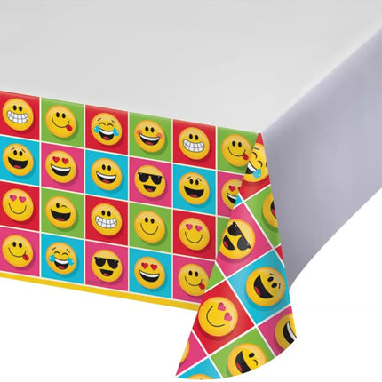 Emoji-Tischdecke – 137 x 259 cm