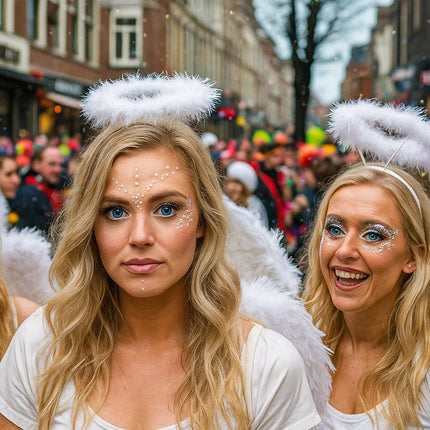 Blauwe engelen lenzen