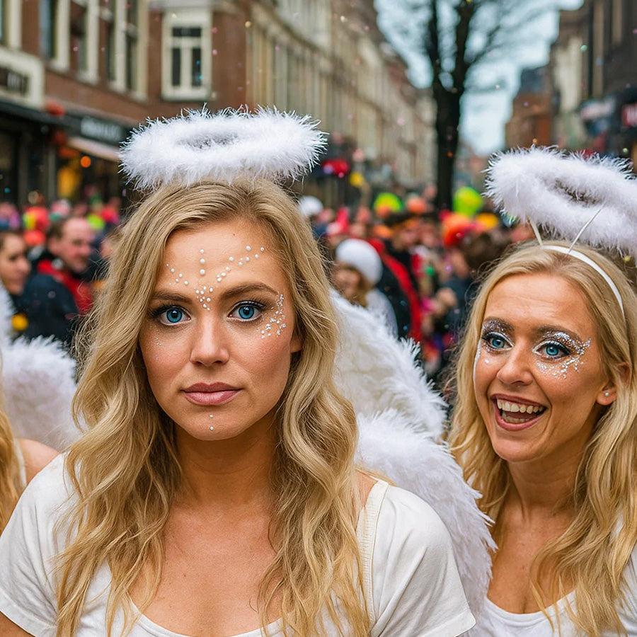 Blauwe engelen lenzen