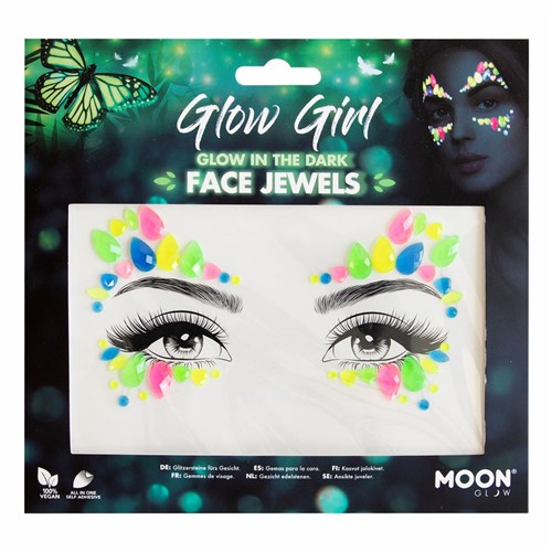 Gezichtsjuwelen Glow in the dark