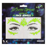 Gezichtsjuwelen Intense NEON groen