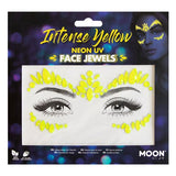 Gezichtsjuwelen Intense NEON geel