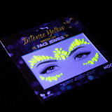 Gezichtsjuwelen Intense NEON geel