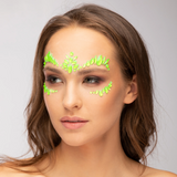 Gezichtsjuwelen Intense NEON groen