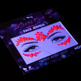 Gezichtsjuwelen Intense NEON roze