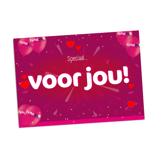 Wenskaart 'Voor jou' - Zelf te beschrijven