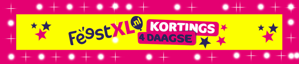 🎉 FeestXL Kortings 4-Daagse! 🎉