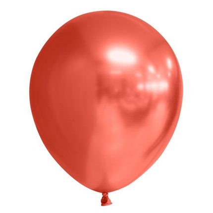 Luftballons - 10 Stück - 30 cm - Chromrot