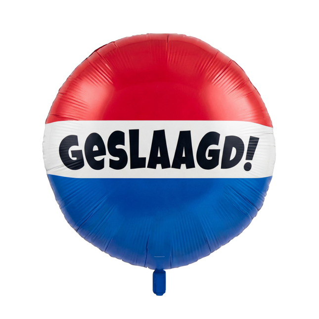 Geslaagd Folieballon XL - 74 cm