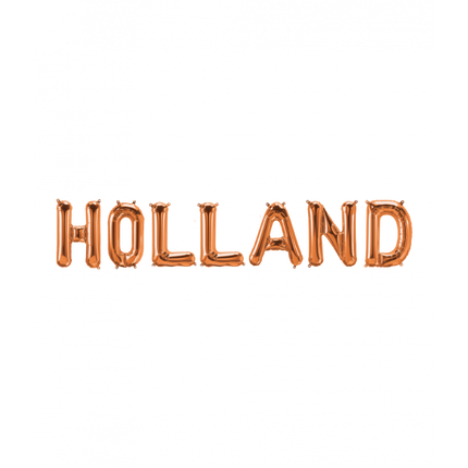 Folieballon HOLLAND - 40 cm - oranje