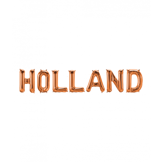 Folieballon HOLLAND - 40 cm - oranje
