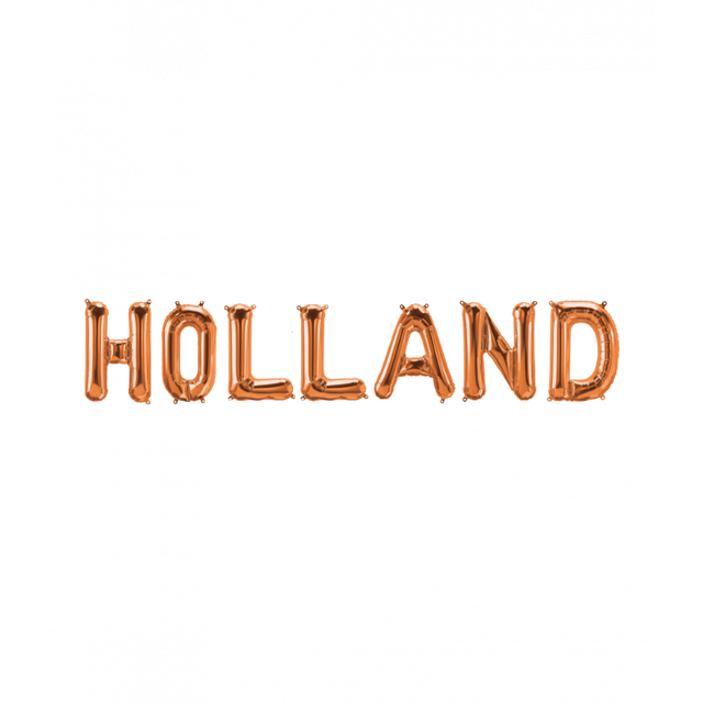 Folieballon HOLLAND - 40 cm - oranje