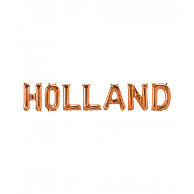 Folieballon HOLLAND - 40 cm - oranje