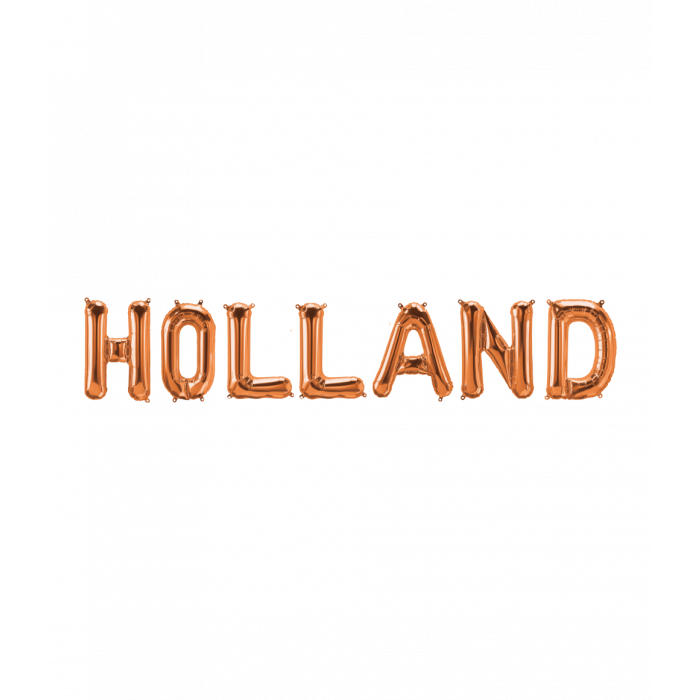 Folieballon HOLLAND - 40 cm - oranje
