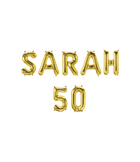 Sarah 50 - Folieballon - 40 cm