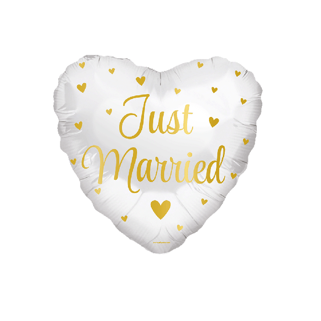 Just Married folieballon - 45 cm
