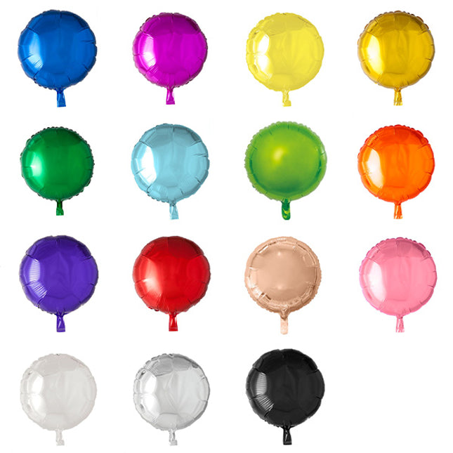 Folieballon rond - 46 cm