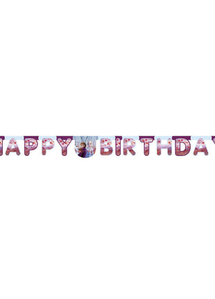 Frozen 2 Wind Spirit Papiergirlande „Happy Birthday“ – 2 Meter