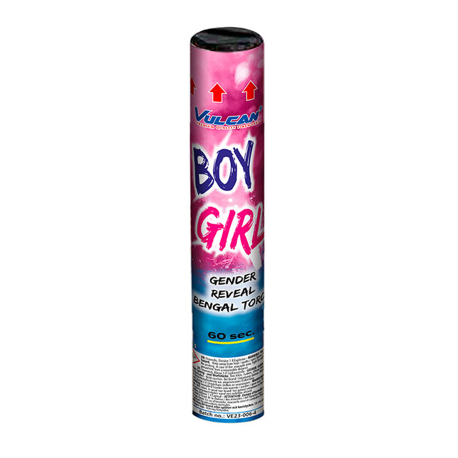 Gender Reveal bengaalse fakkel - blauw