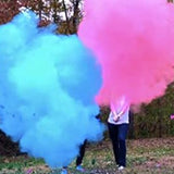 Gender Reveal Poeder shooter - 30 cm - roze