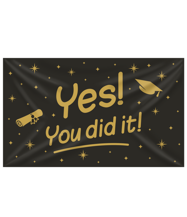You did it! Gevelvlag XXL - 90 x 150 cm