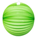 Lampion - 25 cm - rond - licht groen