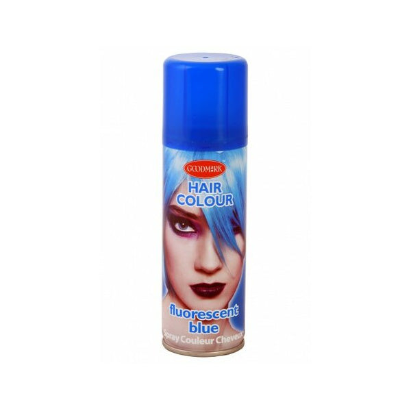 Haarkleurspray Fluor blauw - 125 ml