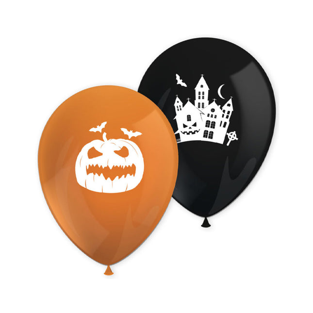 Halloween versiering - Ballonnen - 8 stuks - 30 cm