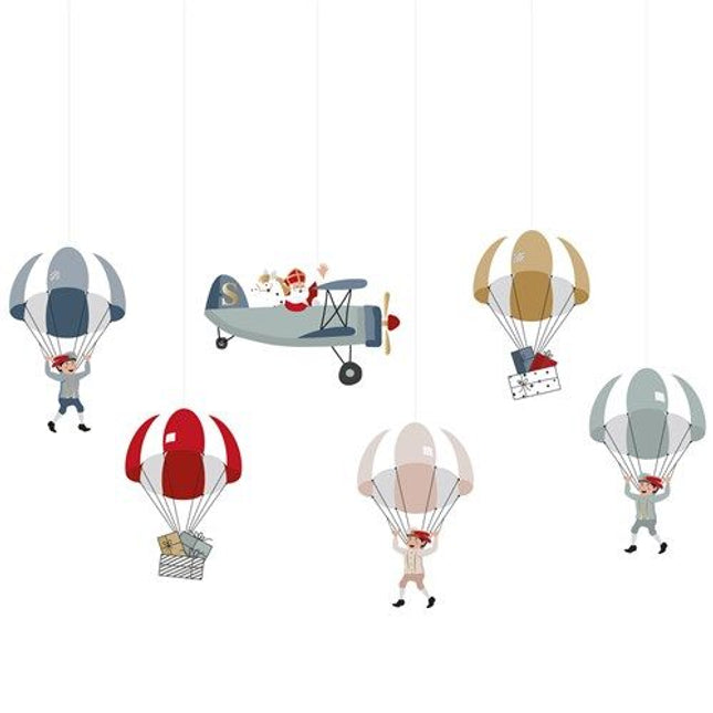 Sint & Co hangdeco - 6 stuks