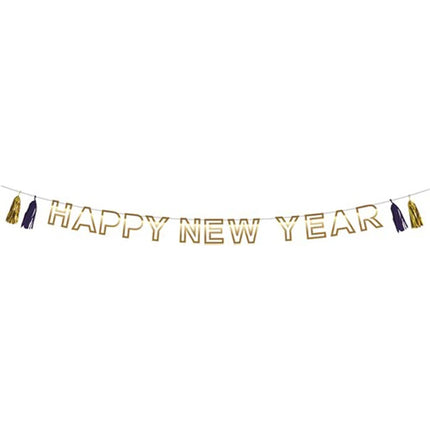 Happy New Year Letterslinger - 230 cm