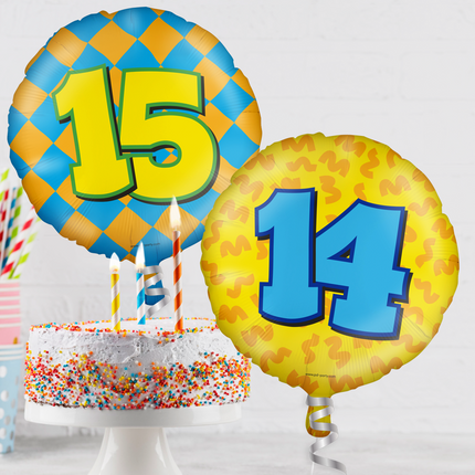 6 jaar Folieballon - Happy