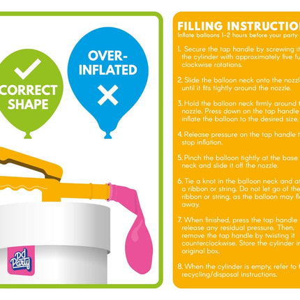 Helium Tank - voor 30 ballonnen