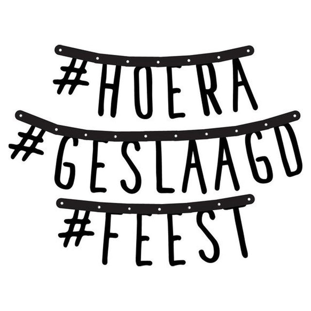 Geslaagd Letterslinger - 150 cm