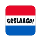 Geslaagd Huldeschild - 50 x 50 cm