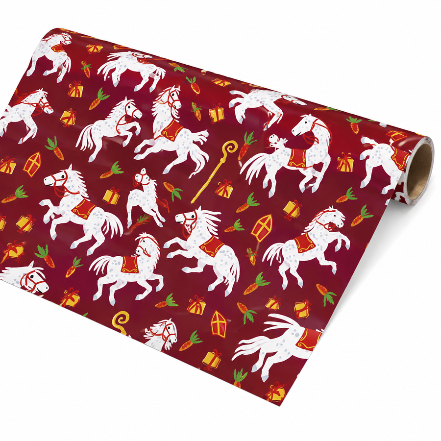 Sinterklaas inpakpapier Ozosnel - 250 x 46,5 cm