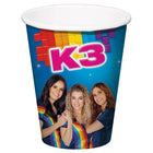 K3 paper cups - 6 pieces - 250ml