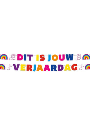 K3 Letterslingers 'Dit is jouw verjaardag' - 2 meter