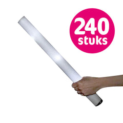 240x LED Foam sticks - wit