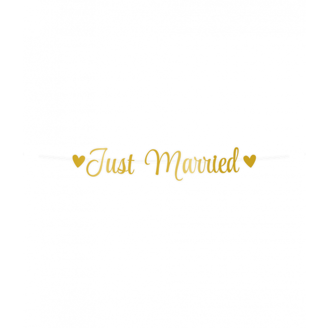 Just Married letterslinger - 3 meter