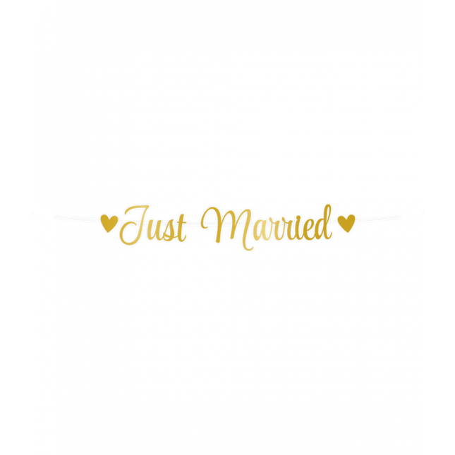 Just Married letterslinger - 3 meter
