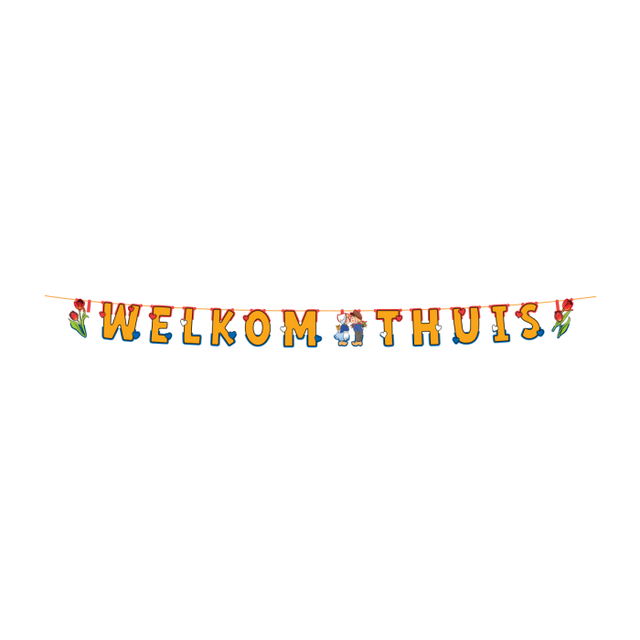 Welkom thuis letterslinger - 3 meter