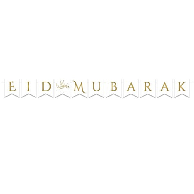 Letterslinger - Eid Mubarak - goud
