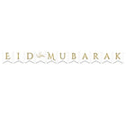 Letterslinger - Eid Mubarak - goud