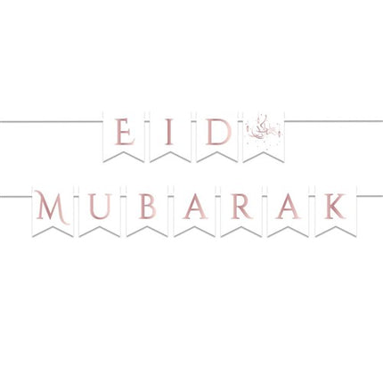 Letterslinger - Eid Mubarak - roségoud
