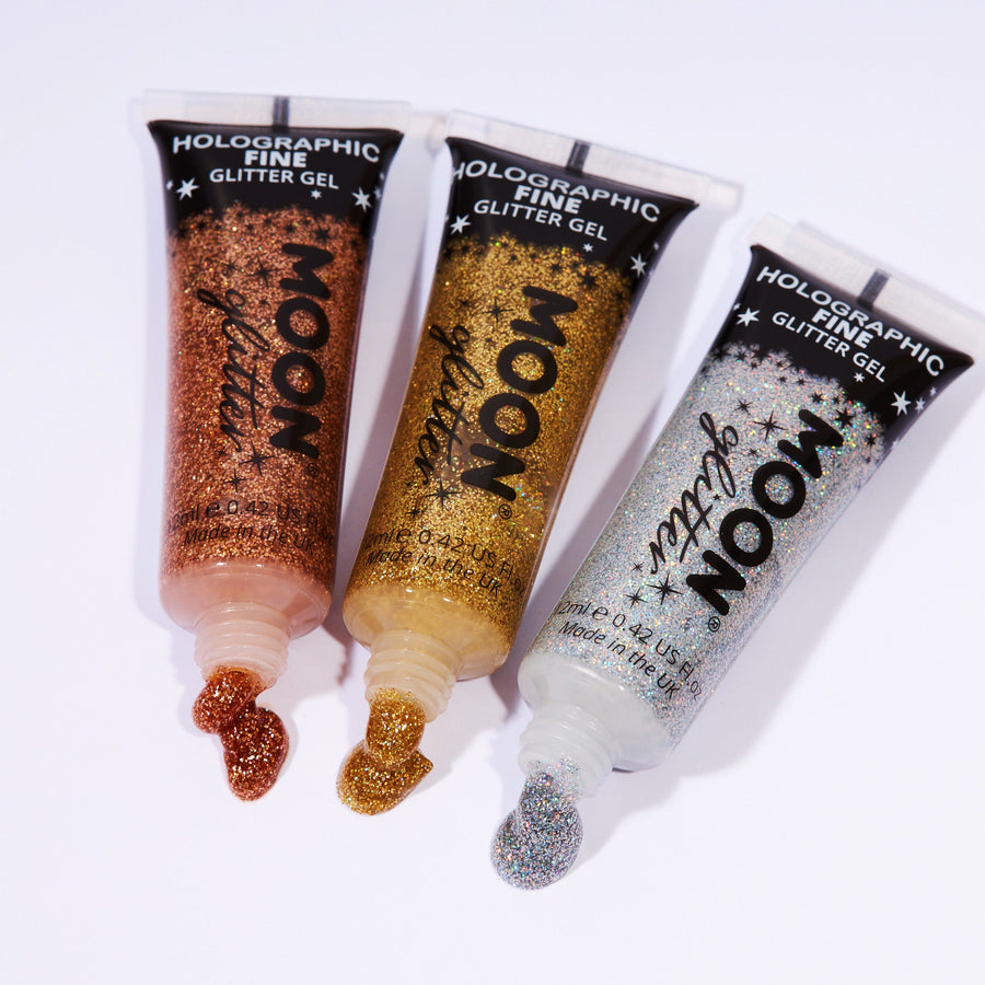 Moon Creations Holographic Fine Glitter Gel — productreeks en toepassing