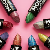 Moon Creations Holographic Glitter Lipstick — productreeks en toepassing