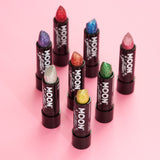Moon Creations Holographic Glitter Lipstick — productreeks en toepassing